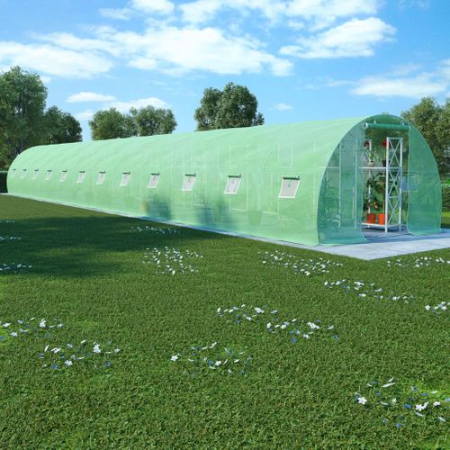 VidaXL kas 54 m² groen 18x3x2m