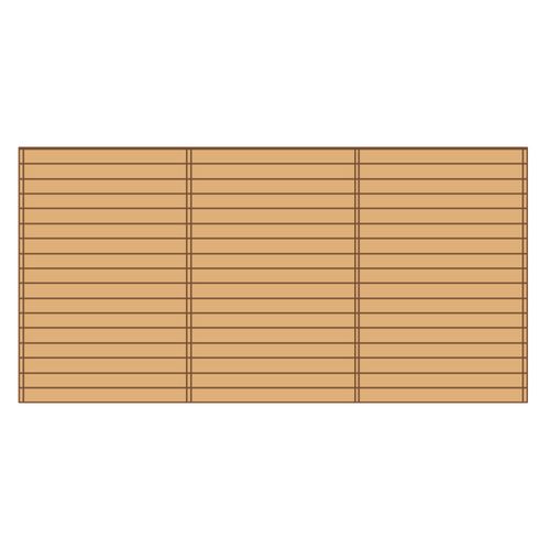Solid Voorwand ‘s7744’ Hout 480x245cm