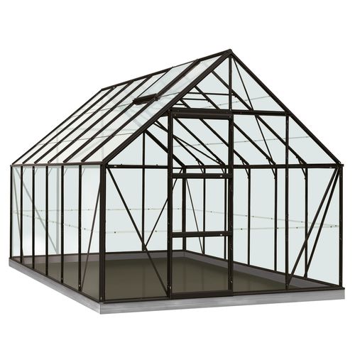 ACD serre Intro Grow Oliver gehard glas & aluminium zwart 9,9 m²